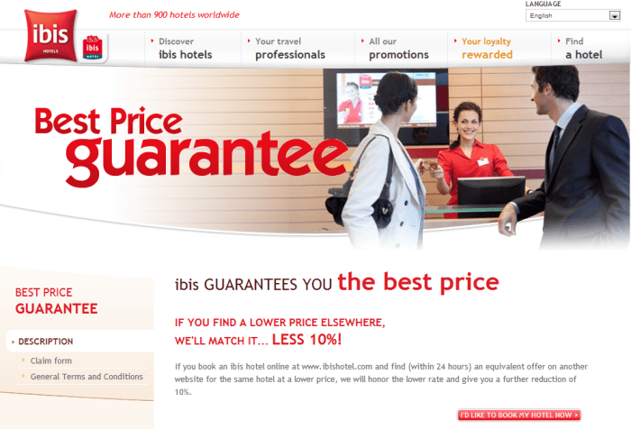 Guarantee website rate ibis ways declare reasons hotels price mirai